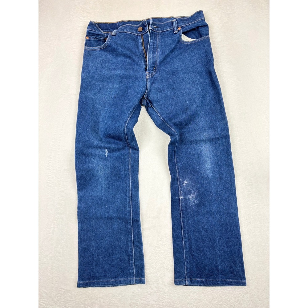 Levis 517 Mens 34x30 Bootcut IndigoBlue Light Fade Y2K Era Light Whisker @ knee‎